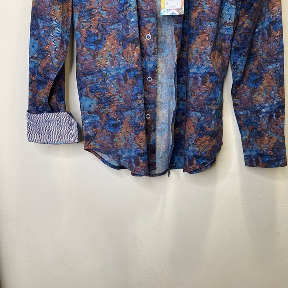 ROBERT GRAHAM Lewisville Long Sleeve Shirt Size M - Picture 5 of 9